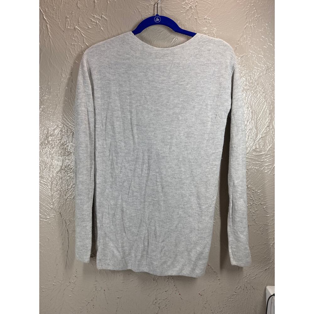 Nordstrom Halogen Twist Open Back Gray Sweater Si… - image 1